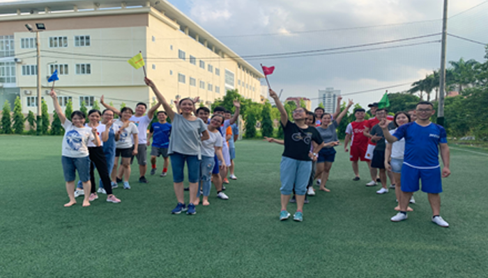 04 đội tại Hội thao chào mừng kỷ niệm 8 năm thành lập Công ty