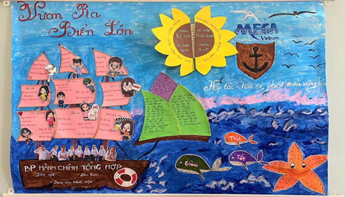 giải ba cuộc thi làm báo tường 