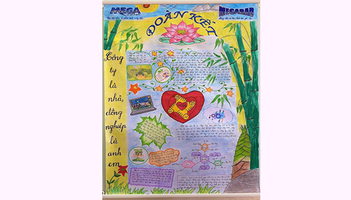 giải nhất cuộc thi viết báo tường