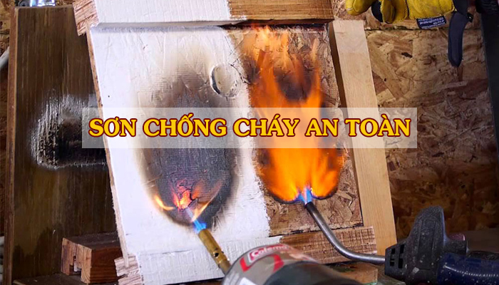 sơn chống cháy an toàn 