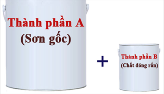 sơn kim loại 2 thành phần