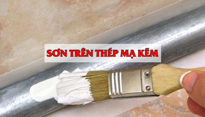 sơn trên thép mạ kẽm